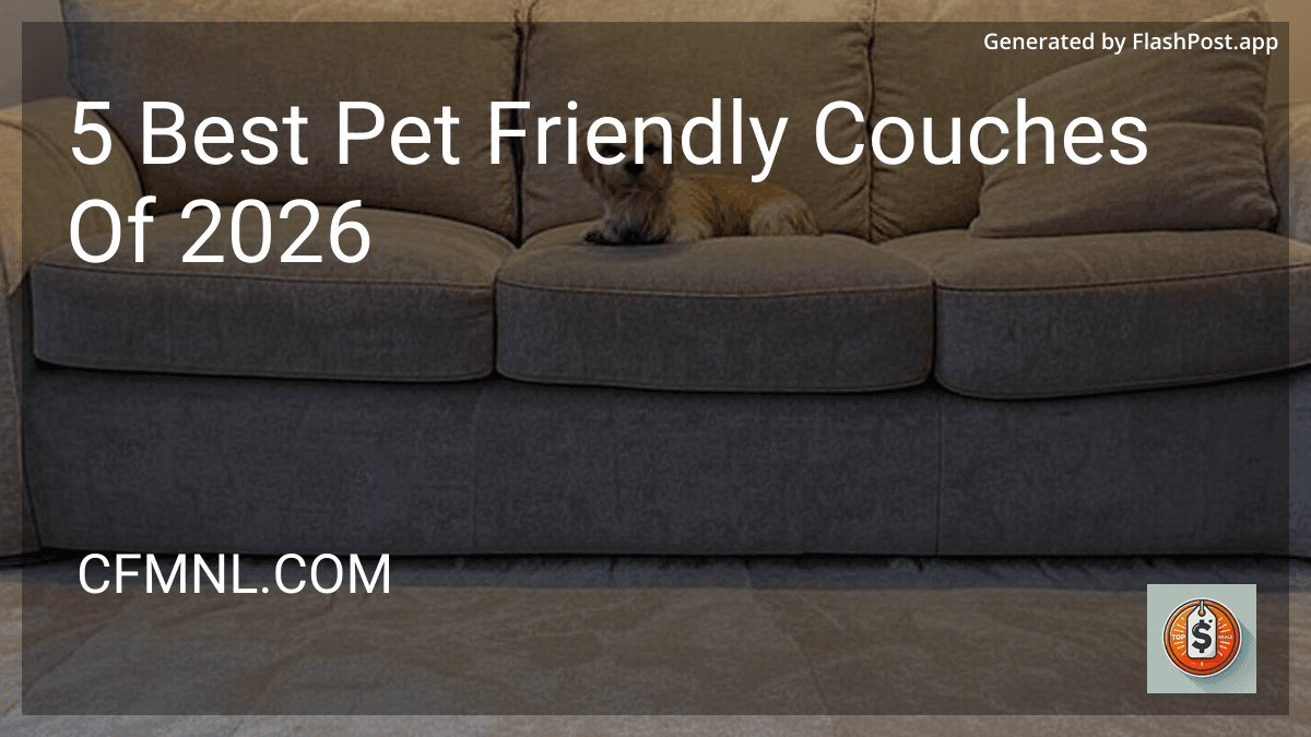 7 Best Pet Friendly Couches Of 2026 in 2026 preview