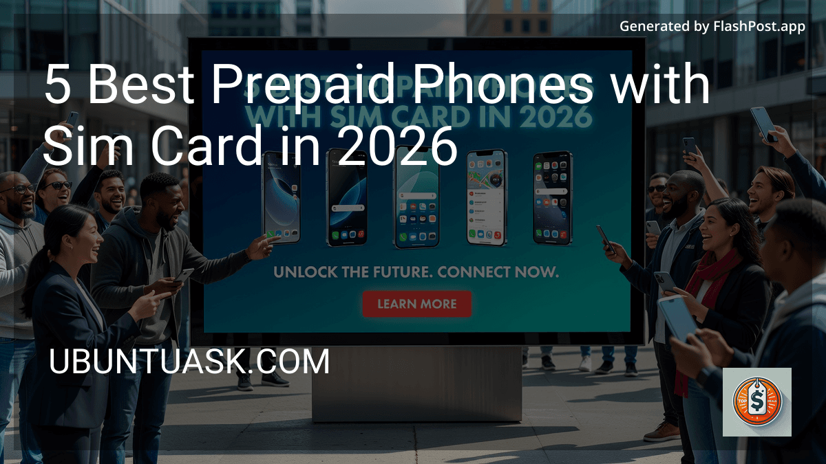 7 Best Prepaid Phones with Sim Card in 2026
