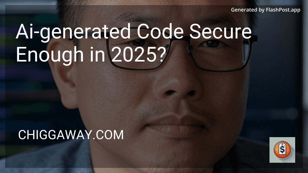 Ai-generated Code Secure Enough in 2025? image