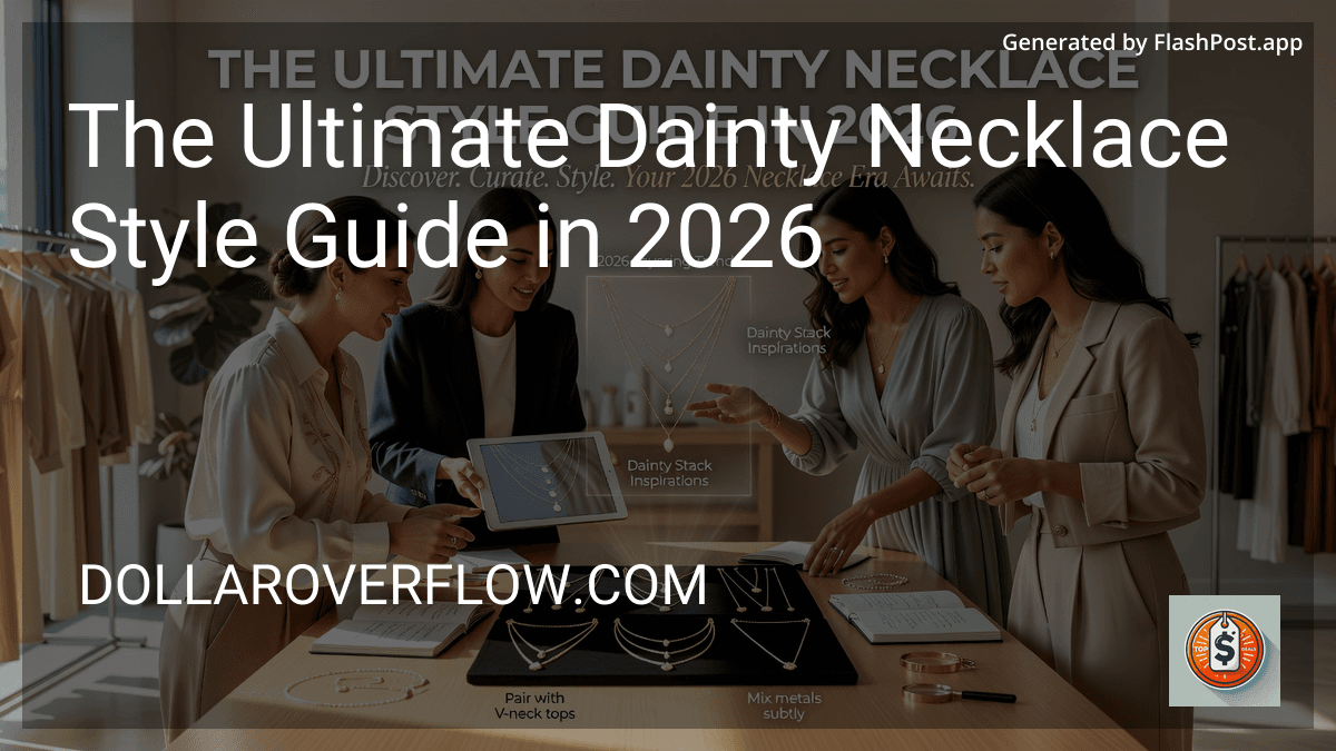 The Ultimate Dainty Necklace Style Guide in 2026 preview
