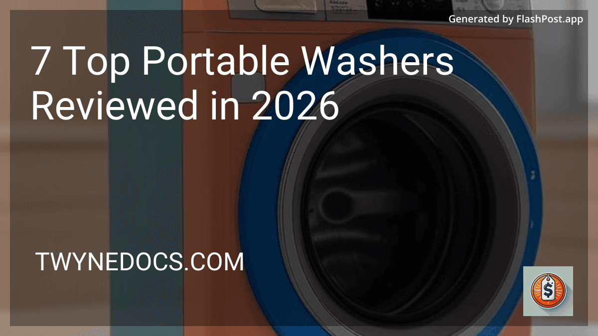 8 Top Portable Washers Reviewed in 2026 preview