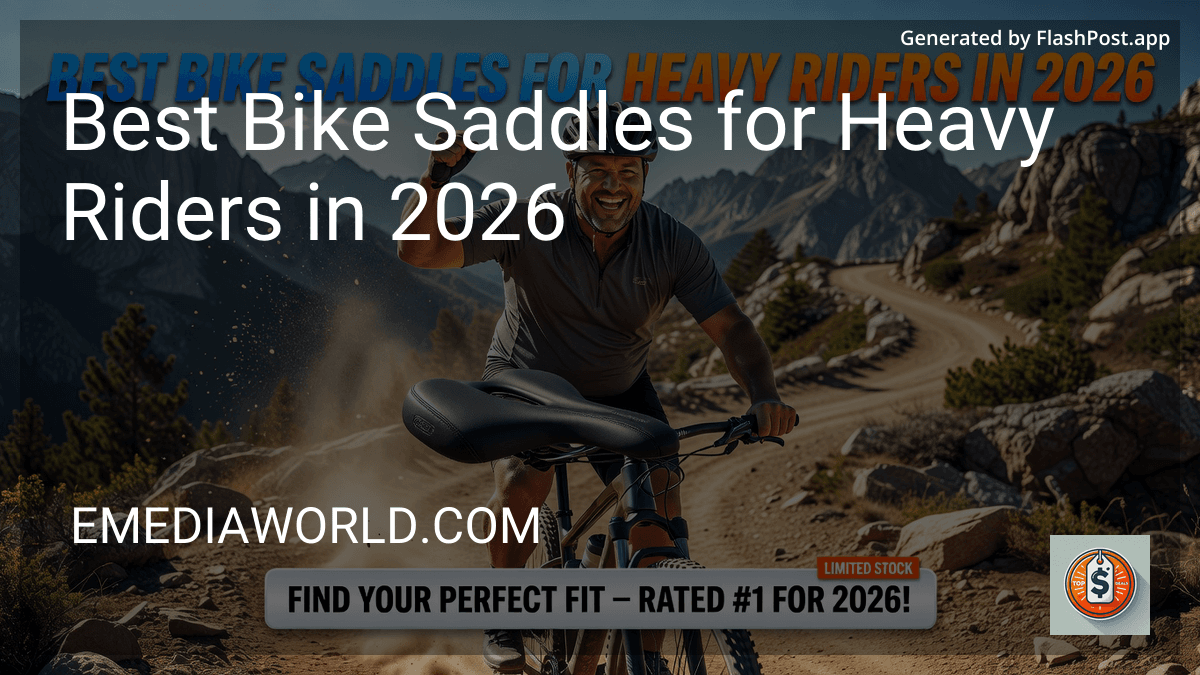 Best Bike Saddles for Heavy Riders in 2026 preview