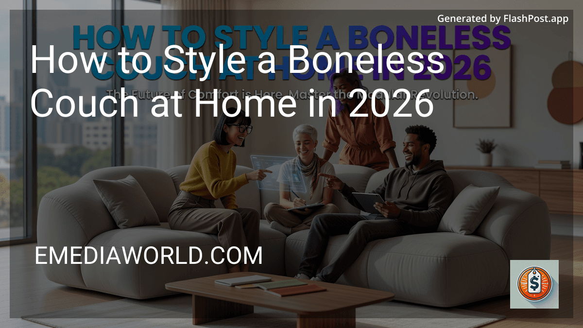 How to Style a Boneless Couch at Home in 2026 preview