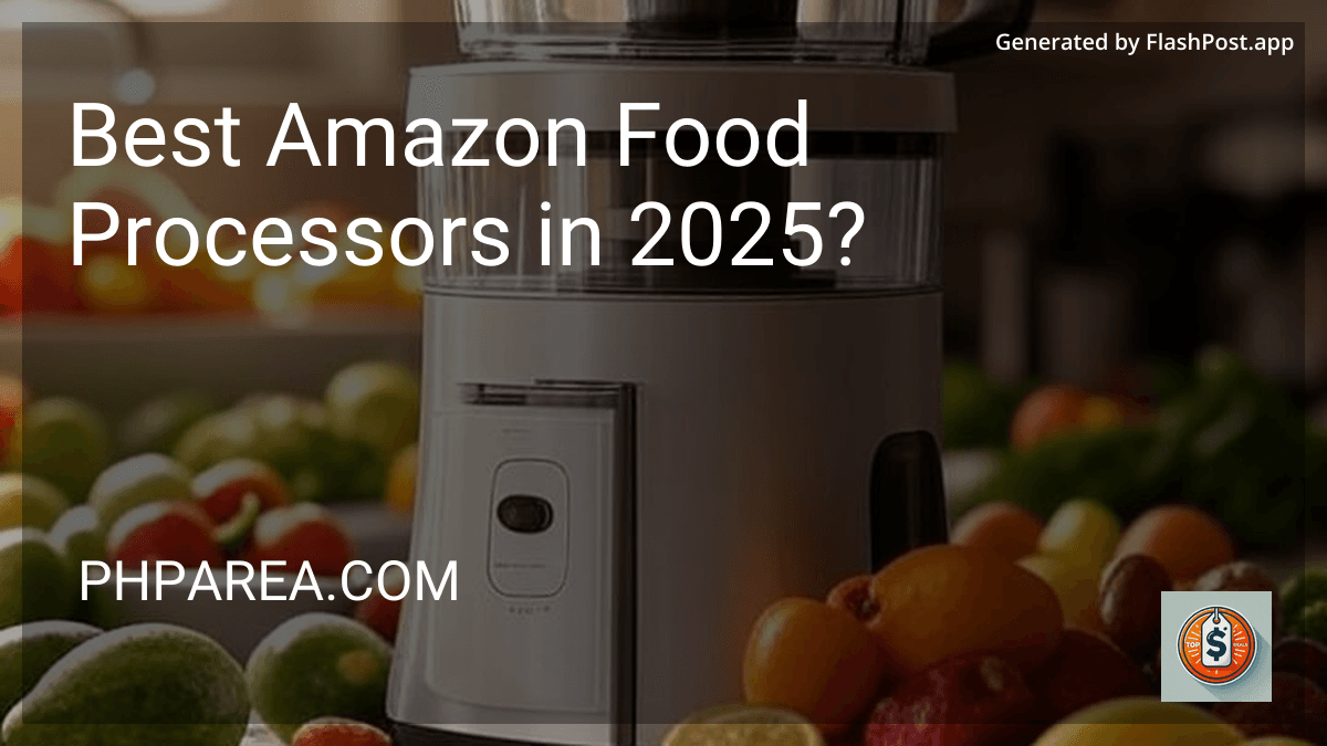 Best Amazon Food Processors in 2025? preview