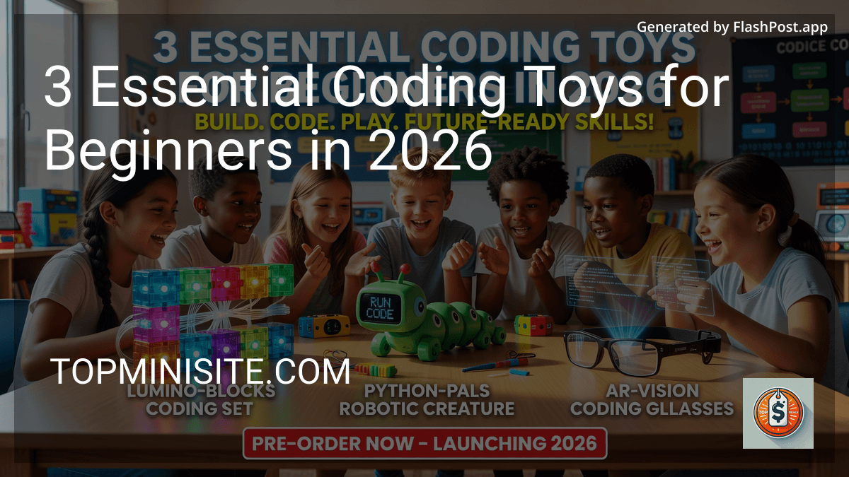 10 Essential Coding Toys for Beginners in 2026 preview