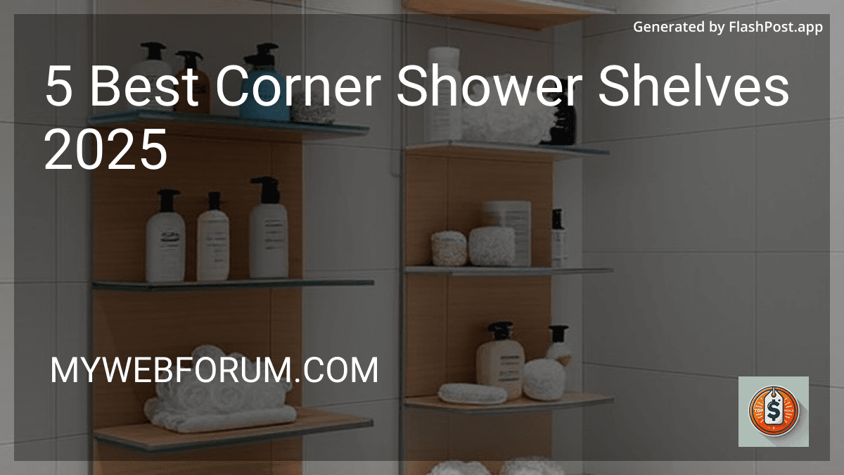 6 Best Corner Shower Shelves 2025 in 2025 image