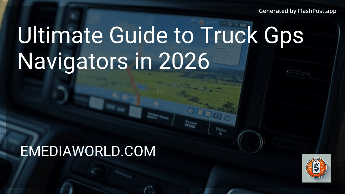 Ultimate Guide to Truck Gps Navigators in 2026 preview