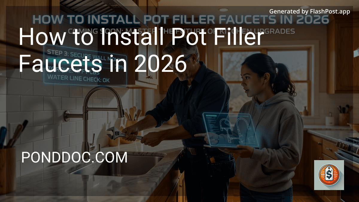How to Install Pot Filler Faucets in 2026 image