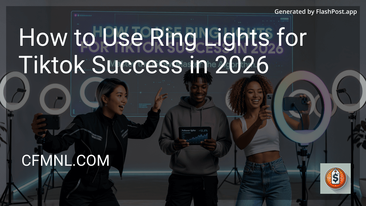 How to Use Ring Lights for Tiktok Success in 2026 preview