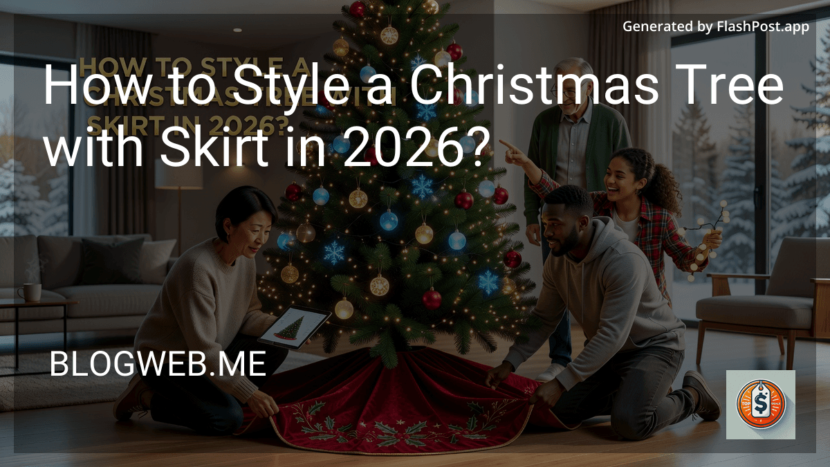 How to Style a Christmas Tree with Skirt in 2026?