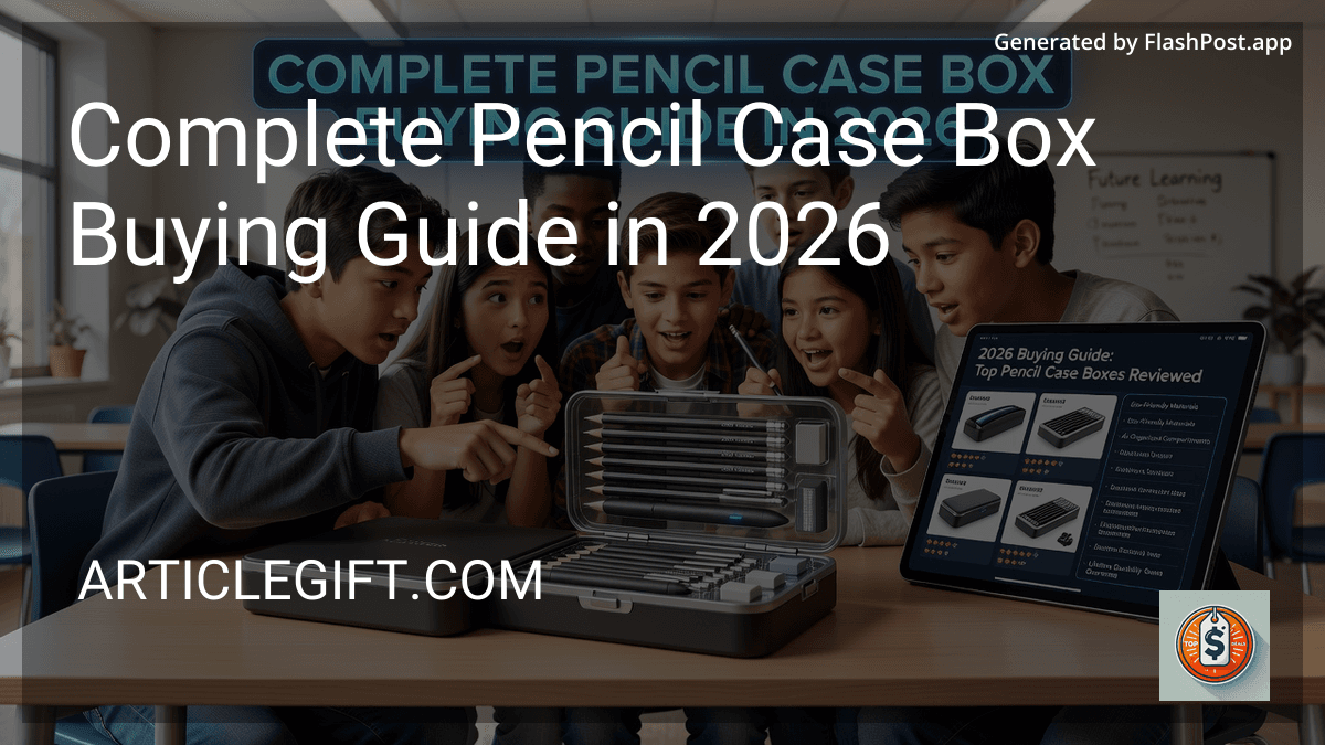 Complete Pencil Case Box Buying Guide in 2026
