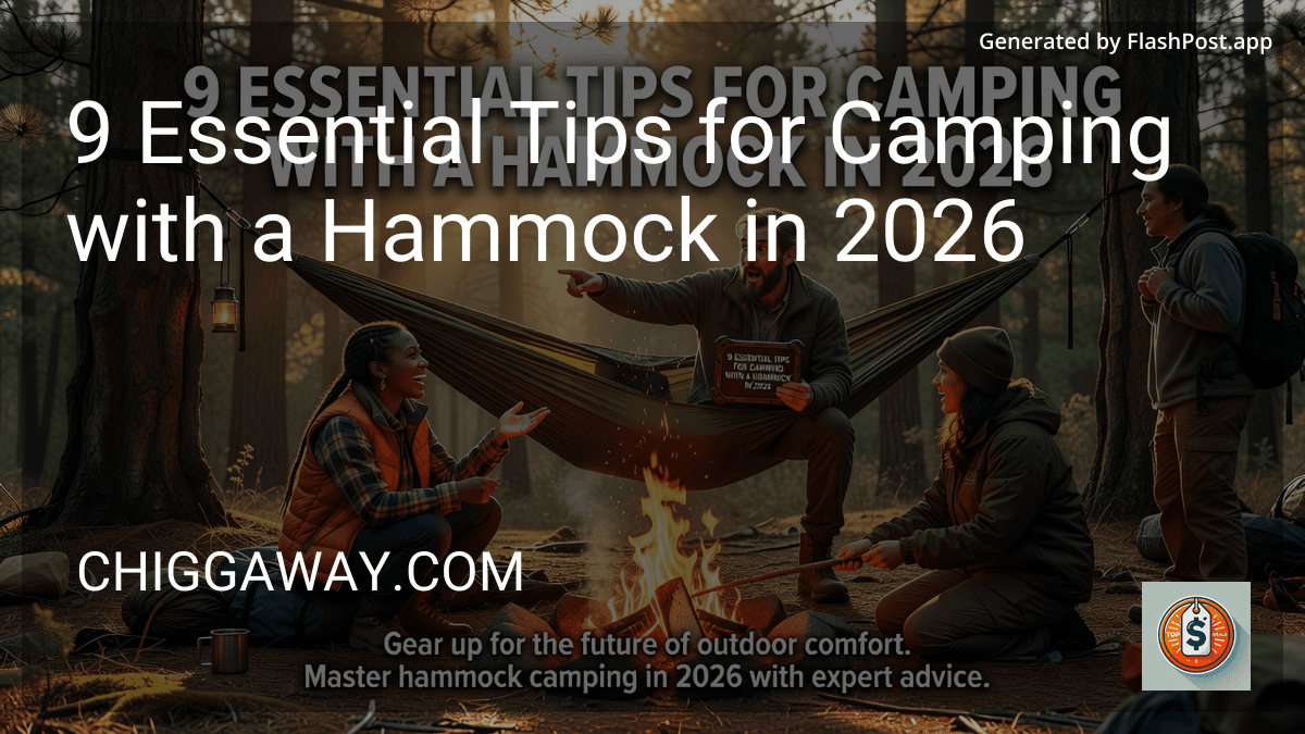 8 Essential Tips for Camping with a Hammock in 2026