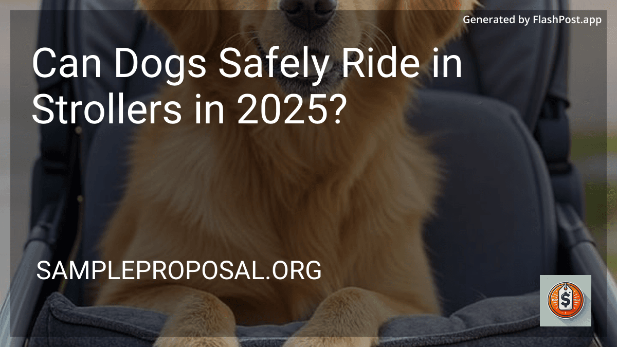 Can Dogs Safely Ride in Strollers in 2025? preview