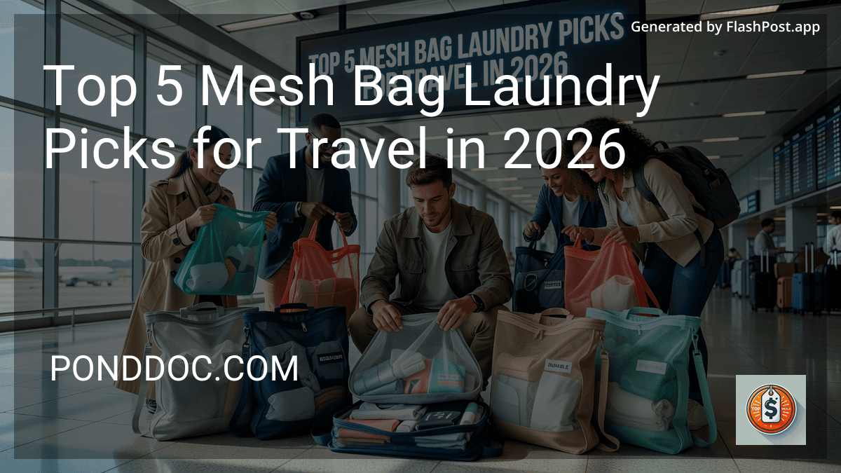 Top 5 Mesh Bag Laundry Picks for Travel in 2026