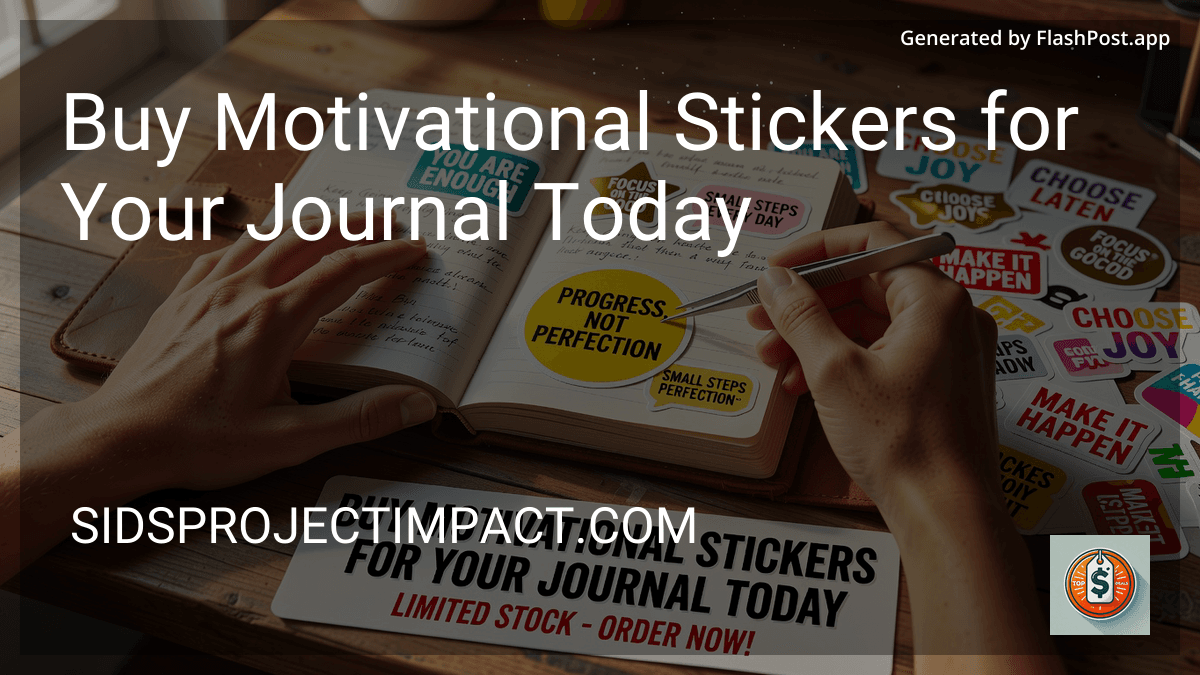 Buy Motivational Stickers for Your Journal Today in 2026 image