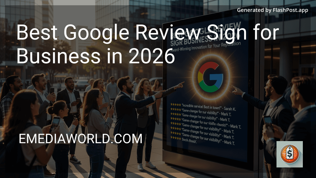 Best Google Review Sign for Business in 2026 preview