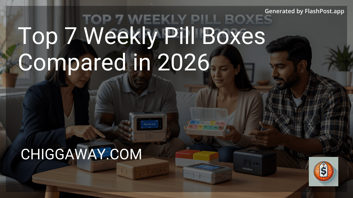 Top 7 Weekly Pill Boxes Compared in 2026 preview