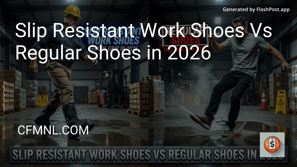 Slip Resistant Work Shoes Vs Regular Shoes in 2026 preview
