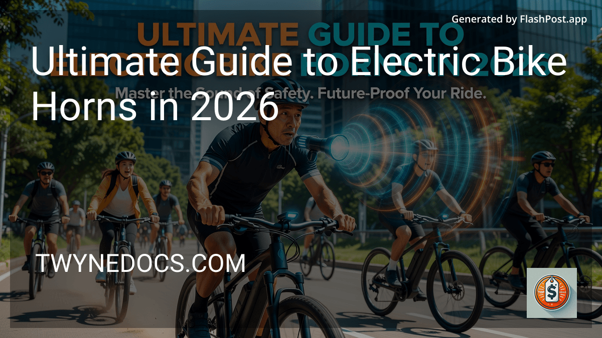 Ultimate Guide to Electric Bike Horns in 2026 preview