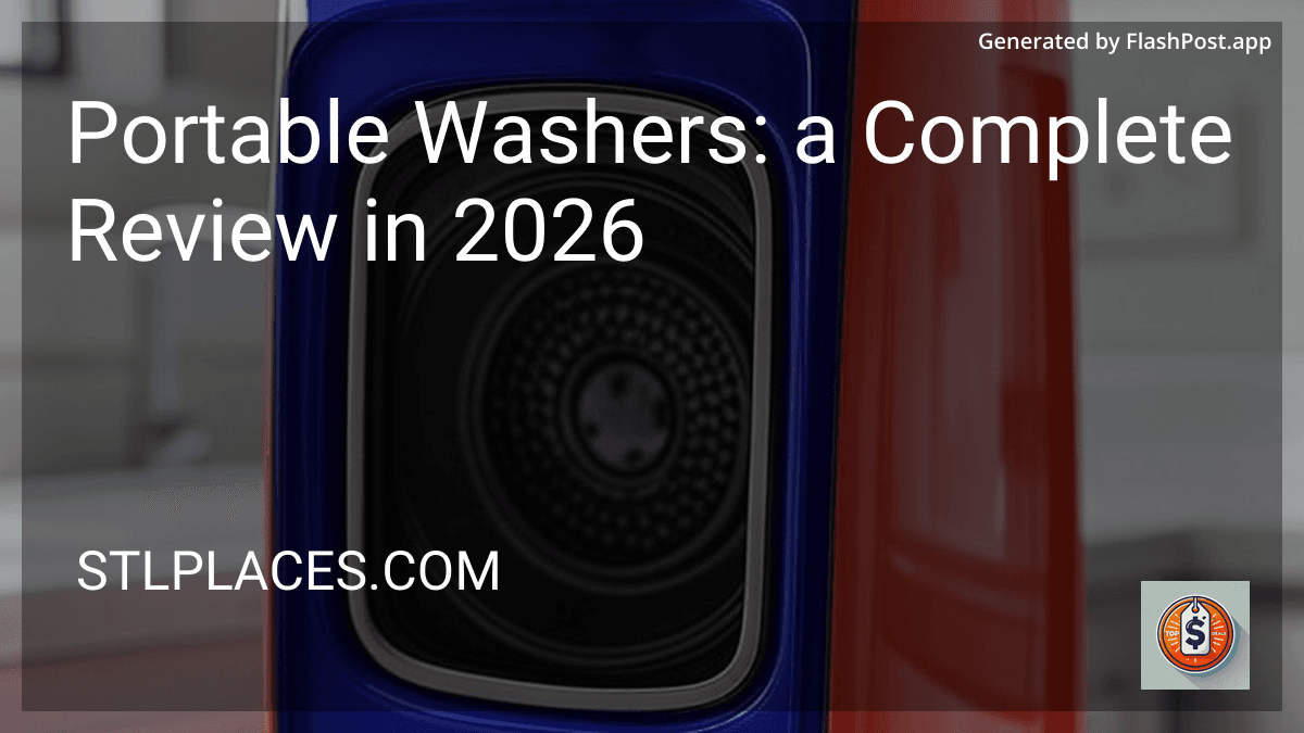 Portable Washers: a Complete Review in 2026 preview