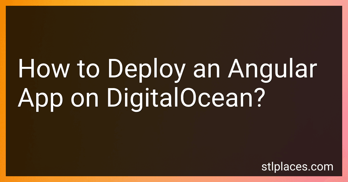 How to Deploy an Angular App on DigitalOcean? image