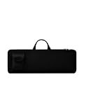 KronosRising Keyboard Sleeve Travel Case for Logitech Mk270 Wireless Keyboard Compact Mouse Combo Rugged Neoprene Construction Zipper Mouse Storage and Cable Storage Pouch (Black)