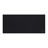 Logitech G840 XL Cloth Gaming Mouse Pad - 0.12 in Thin, Stable Rubber Base, Performance-Tuned Surface - Black