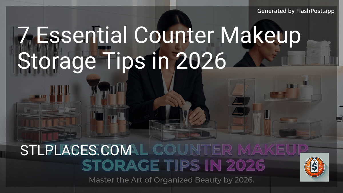 10 Essential Counter Makeup Storage Tips in 2026 preview