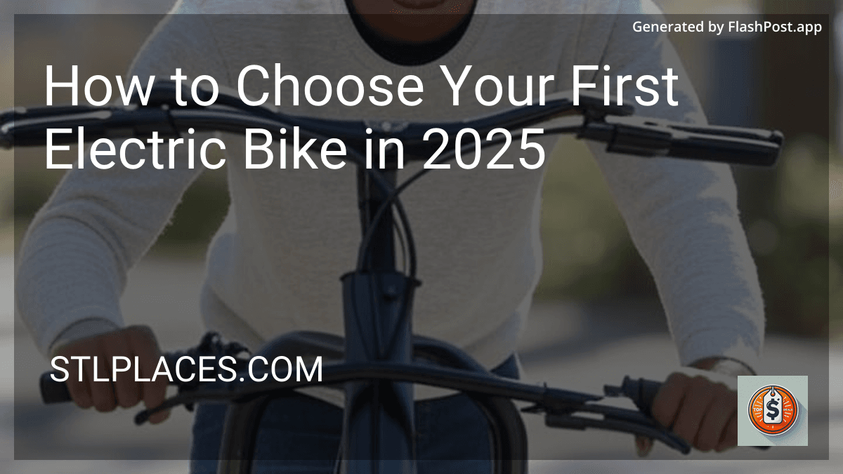 How to Choose Your First Electric Bike in 2025 image
