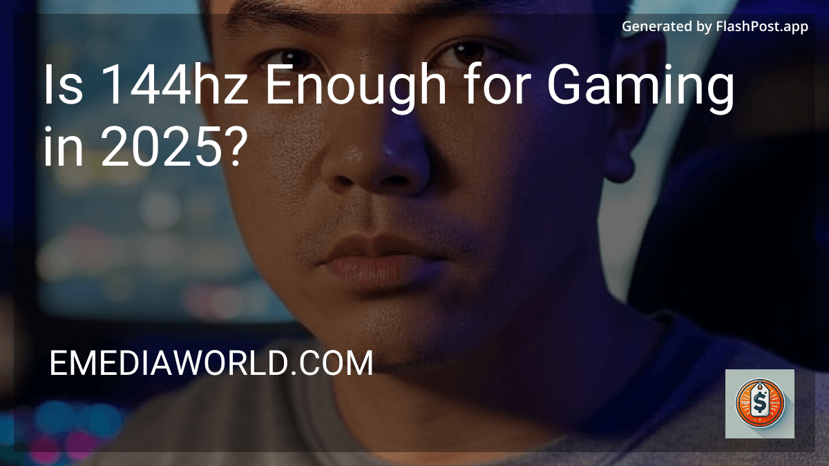 Is 144hz Enough for Gaming in 2025? preview