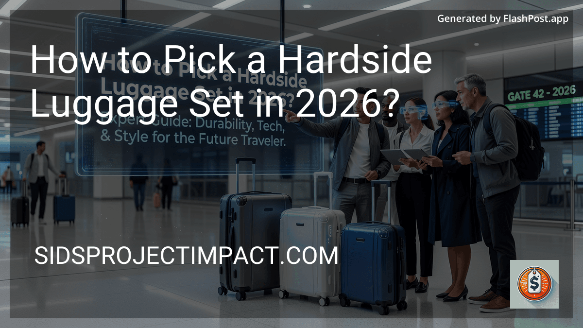 How to Pick a Hardside Luggage Set in 2026? image