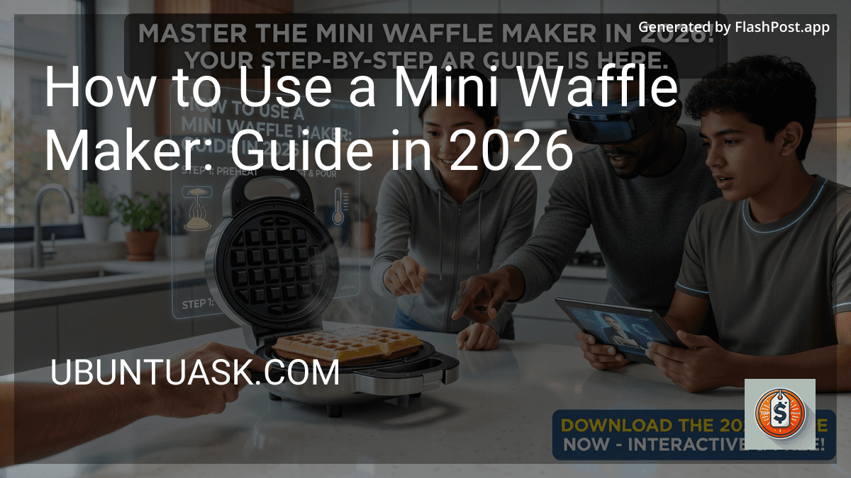 How to Use a Mini Waffle Maker: Guide in 2026 preview