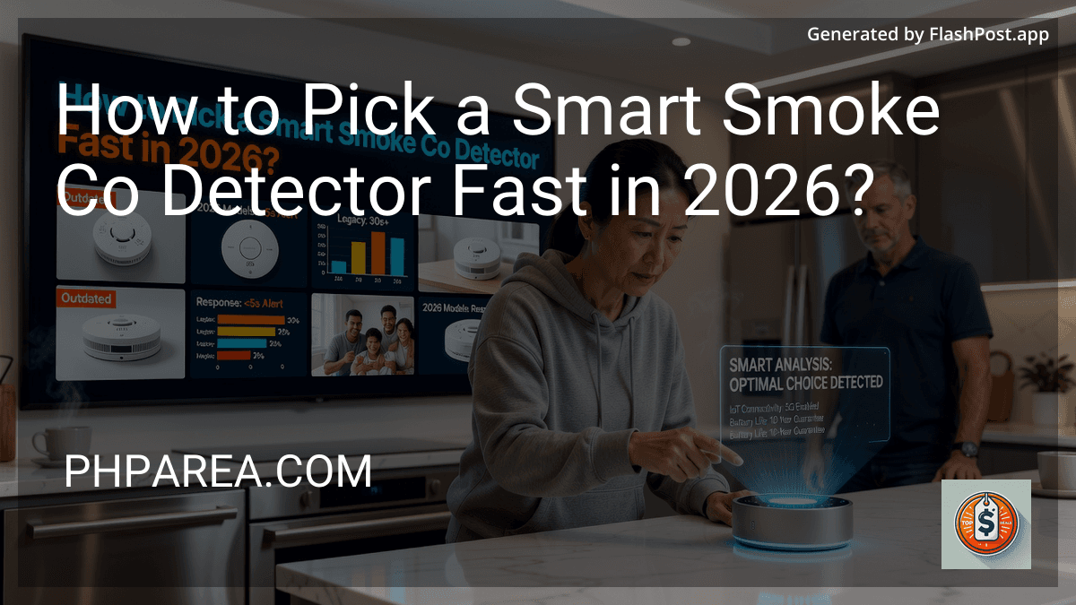 How to Pick a Smart Smoke Co Detector Fast in 2026?