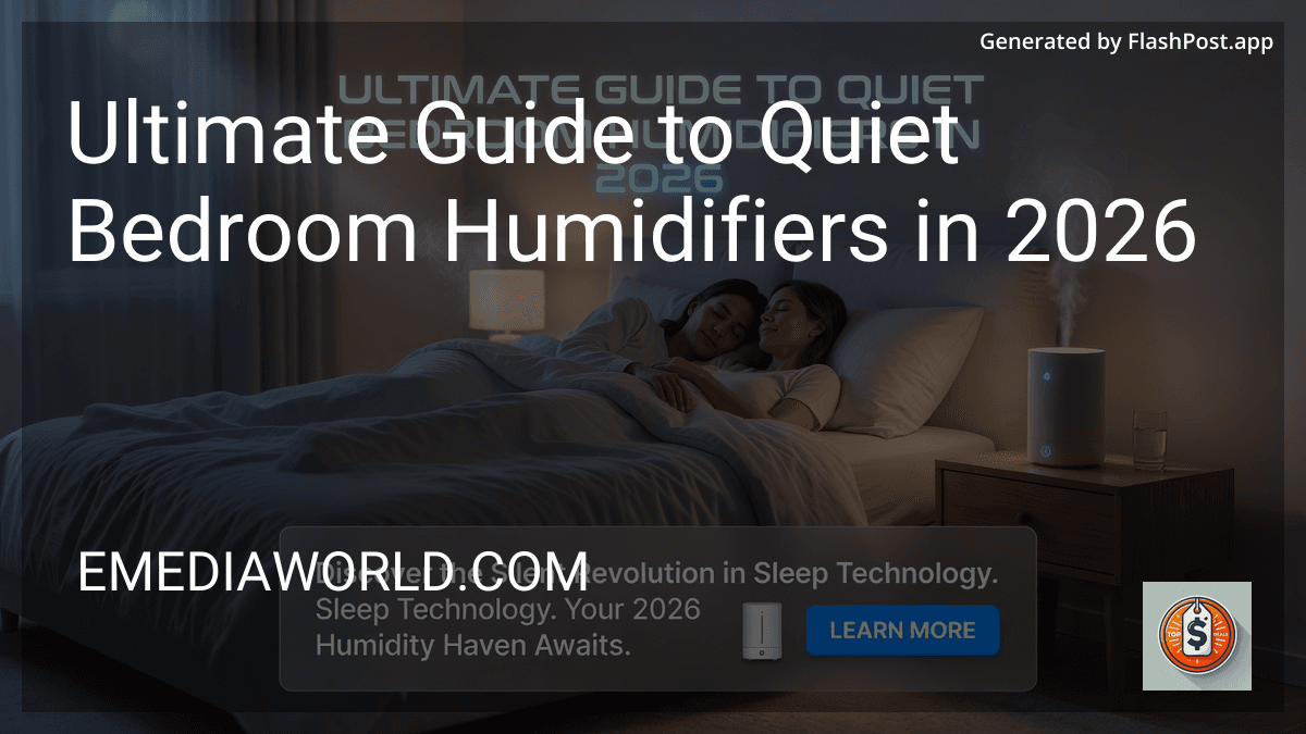 Ultimate Guide to Quiet Bedroom Humidifiers in 2026 preview