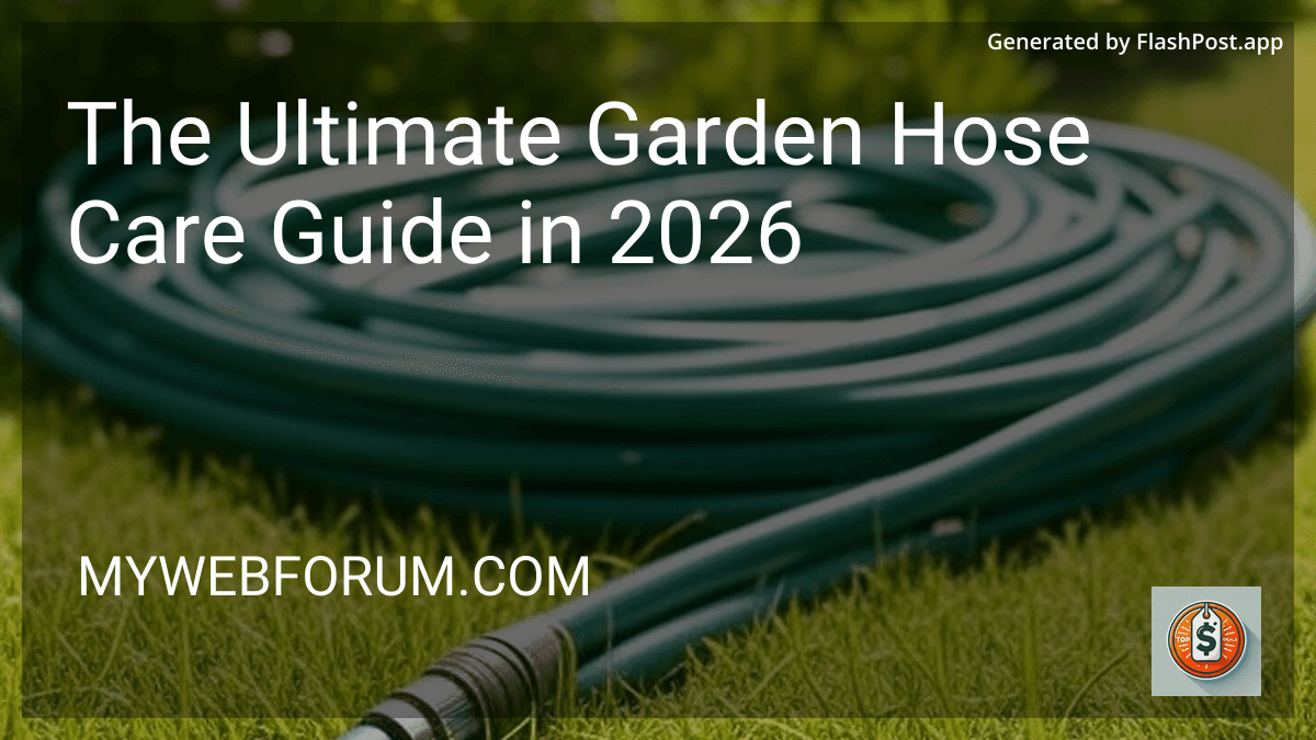 The Ultimate Garden Hose Care Guide in 2026 image