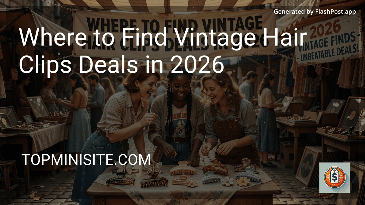 Where to Find Vintage Hair Clips Deals in 2026 preview