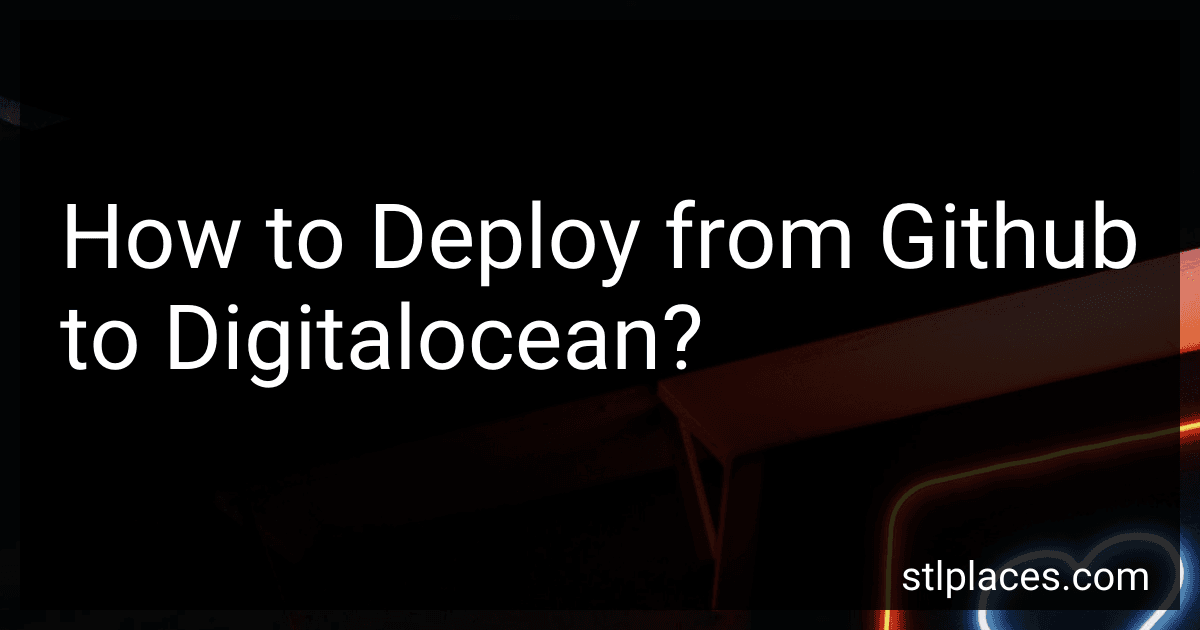 How to Deploy from Github to Digitalocean? image