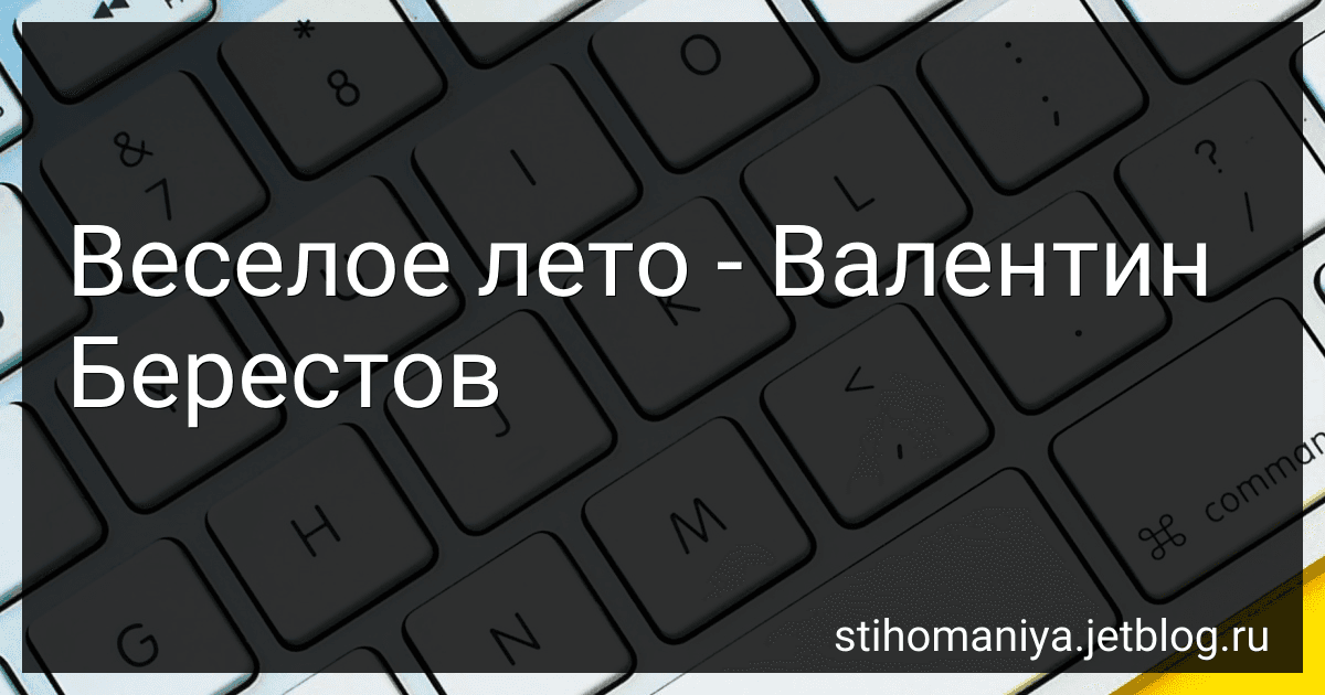 Веселое лето - Валентин Берестов preview