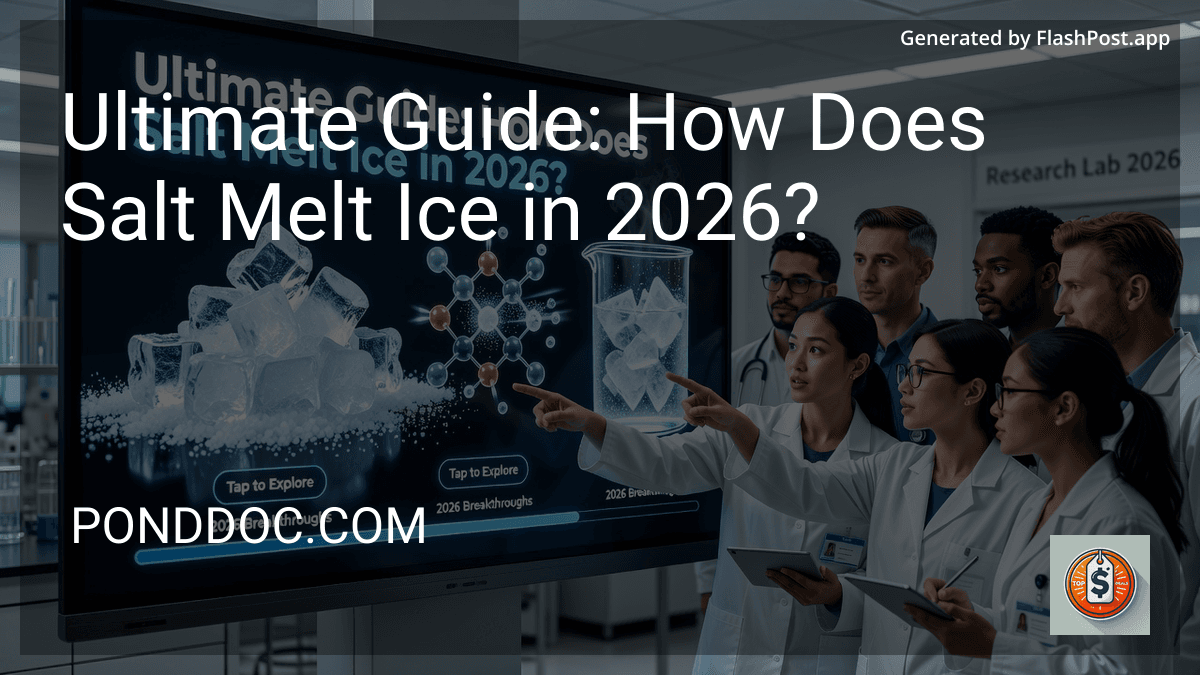 Ultimate Guide: How Does Salt Melt Ice in 2026? preview