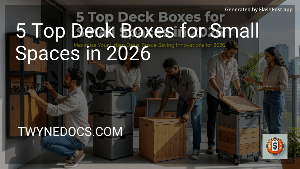 7 Top Deck Boxes for Small Spaces in 2026 preview