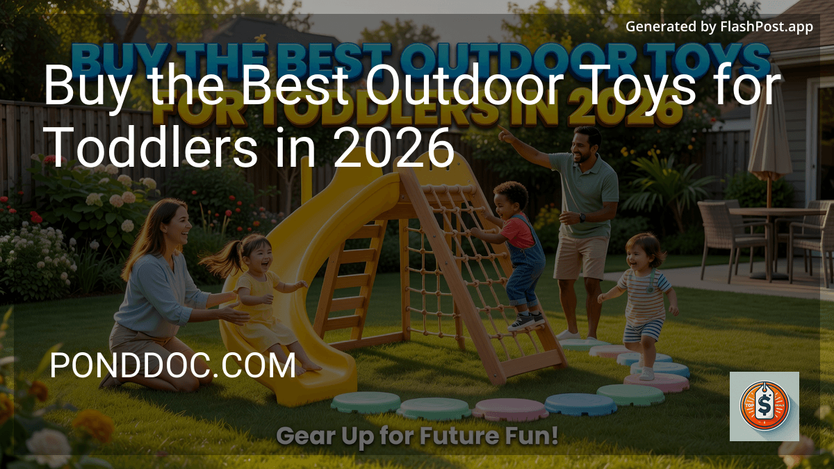 Buy the Best Outdoor Toys for Toddlers in 2026 image