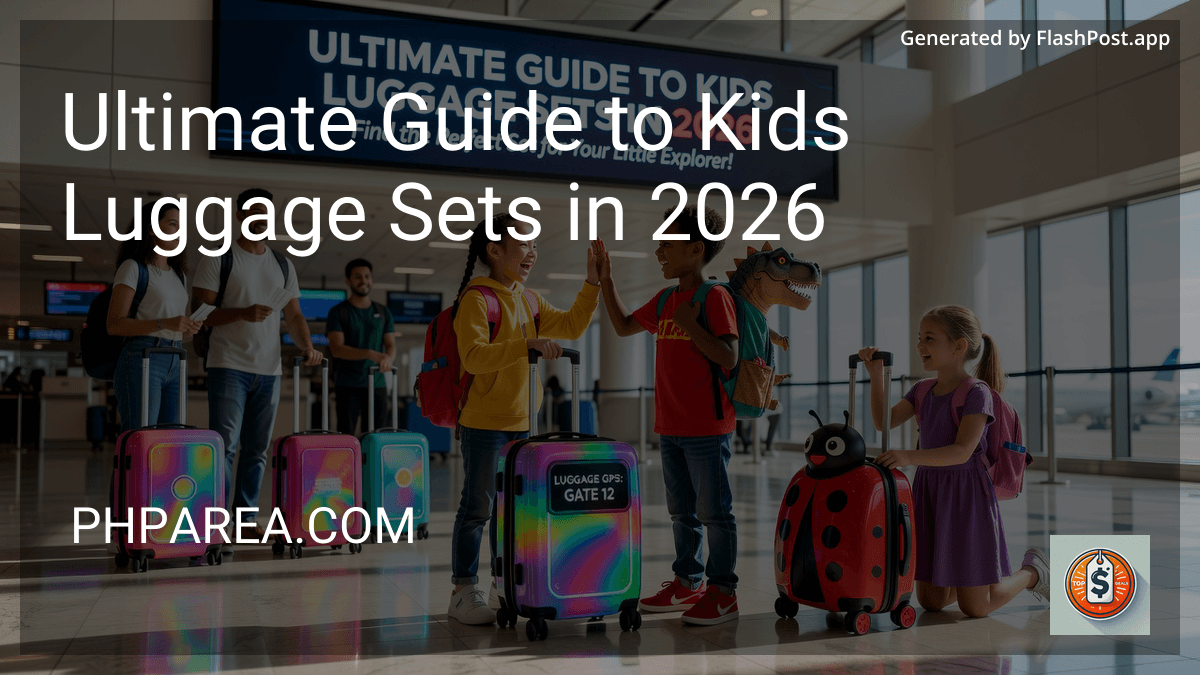 Ultimate Guide to Kids Luggage Sets in 2026