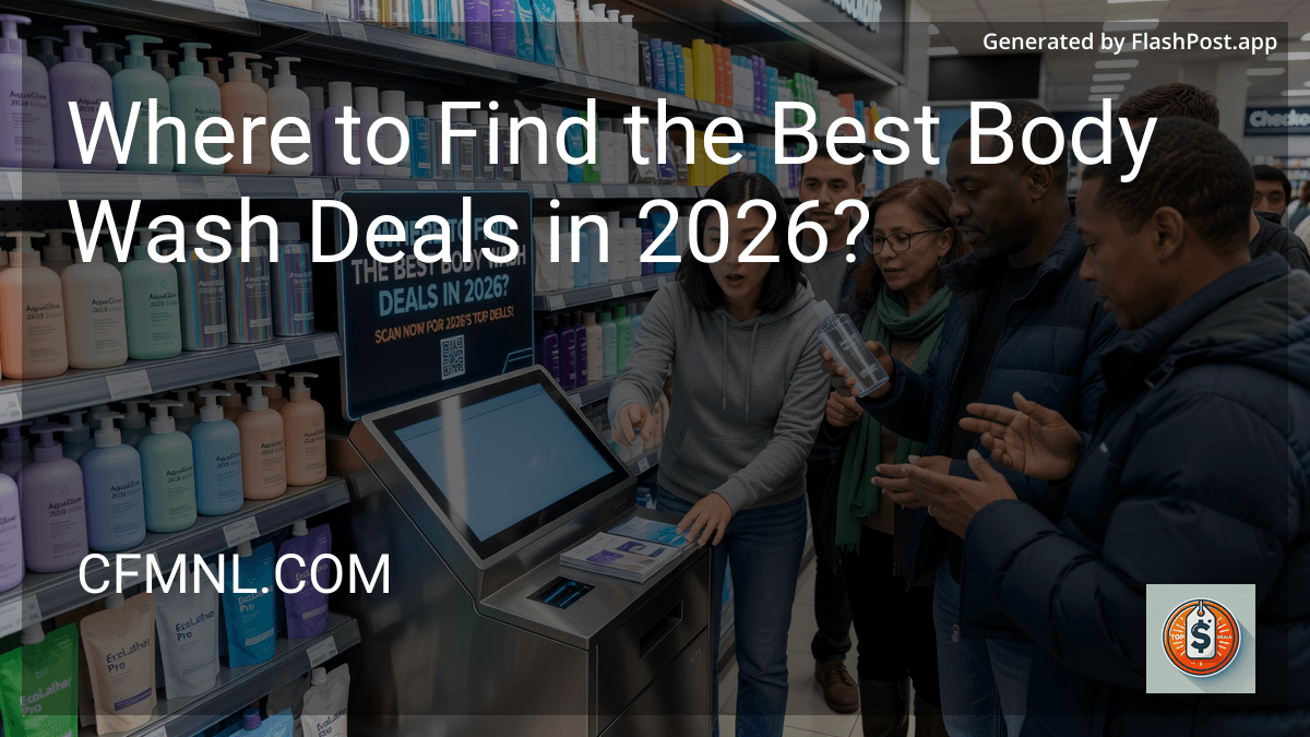 Where to Find the Best Body Wash Deals in 2026? preview