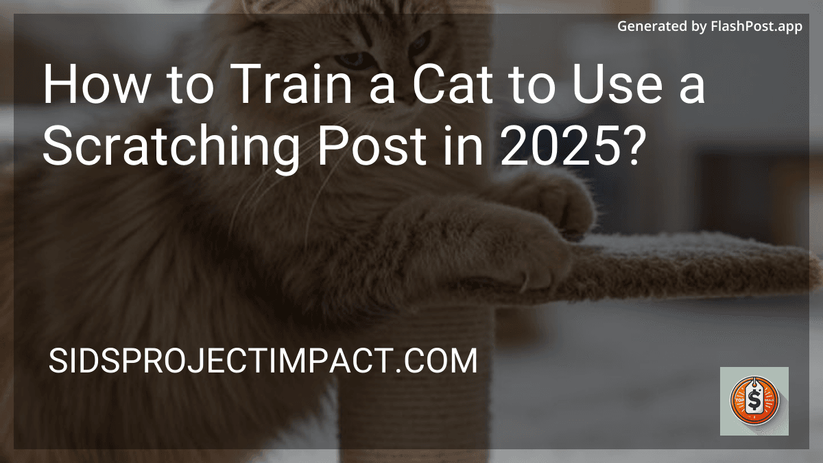 How to Train a Cat to Use a Scratching Post in 2025? image