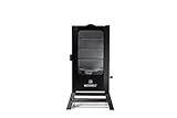 Masterbuilt® 40-inch Digital Electric Vertical BBQ Smoker with Leg Kit, Side Wood Chip Loader and 970 Cooking Square Inches in Black, Model MB20070122