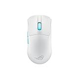 ASUS ROG Harpe Ace Aim Lab Wireless Esports Gaming Mouse – Aim Lab Settings Optimizer, Pro-Tested, Right-Handed, 54g Lightweight, Tri-Mode Connectivity, 36K DPI, 90Hr Battery, PC/Mac Support - White