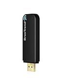 BrosTrend Linux USB WiFi Adapter AC1200 for Ubuntu Kali Mint Debian Kubuntu Mate Zorin PureOS Raspberry Pi Windows etc. Linux Compatible WiFi Adapter Wireless Dual Band 5GHz 867Mbps + 2.4GHz 300Mbps