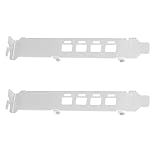 The Lord of the Tools Set of 2pcs Full Height Long Bracket with Screws Compatible with NVIDIA Compatible with Quadro K1200 NVS 510 P400 P600 P620 P1000 K1200 NVS510 T600 T1000