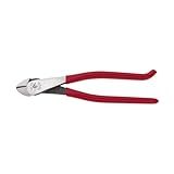 Klein Tools D248-9ST Diagonal Cutting Pliers, Made in USA, Ironworker's Diagonal Cutters with High Leverage Design, Works as Rebar Cutter and Rebar Bender, 9-Inch