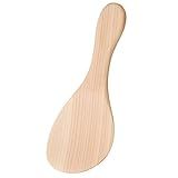 Yamaco 78306 Temahima Kobo Cypress Friendly Rice Spoon, Small, Made in Japan, Easy to Use, Hinoki, Wood, Simple, Unpainted, Kitchen Tool, Cookware, Cooking, Texture-friendly